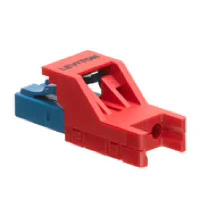 Boot, 900UM, Secure Keyed Duplex LC Field Installable Connector, MM & SM Application, Red