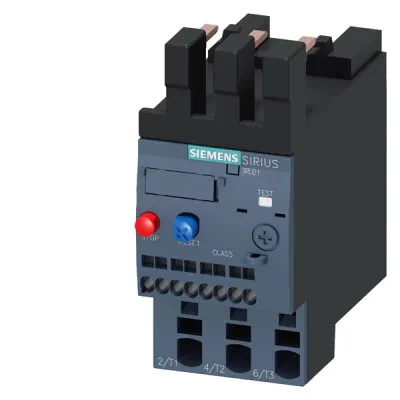 Overload relay 11...16 a for motor protection sz s0, class 10, f. mounting ontocontactor main circuit spring terminal aux. circuit spring terminal manual-automatic-reset