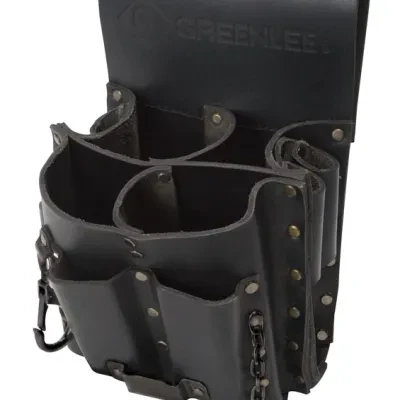 Large, divided main pocket area designed for easy storage and tool access.  Four smaller compartments for additional tool organization.  Washer rivets for extra strength.  Extra la...