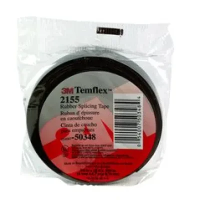 3M™ Temflex™ Tape 2155 is a 30 mil, general purpose, highly conformable, electrically insulating, low voltage rubber splicing tape. The self fusing tape is designed to offer guaran...