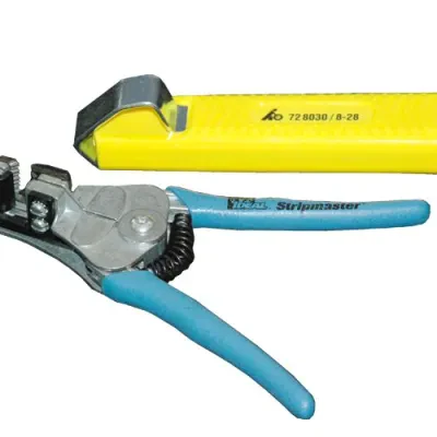 SIMATIC NET, PROFIBUS PLASTIC FO, STRIPPING TOOL SET V2 TOOL SET, CONTAINS 1 CABLE KNIFE FOR STRIPPING OF OUTER SHEATH OF PLASTIC FO STANDARD CABLES AND 1 ROUND PINCE FOR REMOVING...