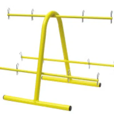 Hand Tote, 5/8, 1 in. Size, 12 Spool capacity, Steel material