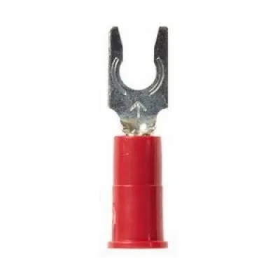 3M™ Scotchlok™ Color-Coded Locking Fork is a lug connection terminal that has a spring-like tongue to securely lock around the stud. The terminal has a vinyl-insulated, butted-seam...