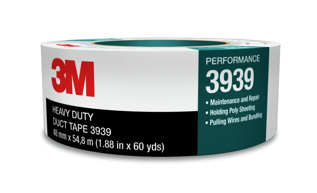 Constructed of polyethylene film laminated to cloth with a rubber adhesive, this durable tape resists curling and tears off the roll cleanly for easy application in MRO/constructio...
