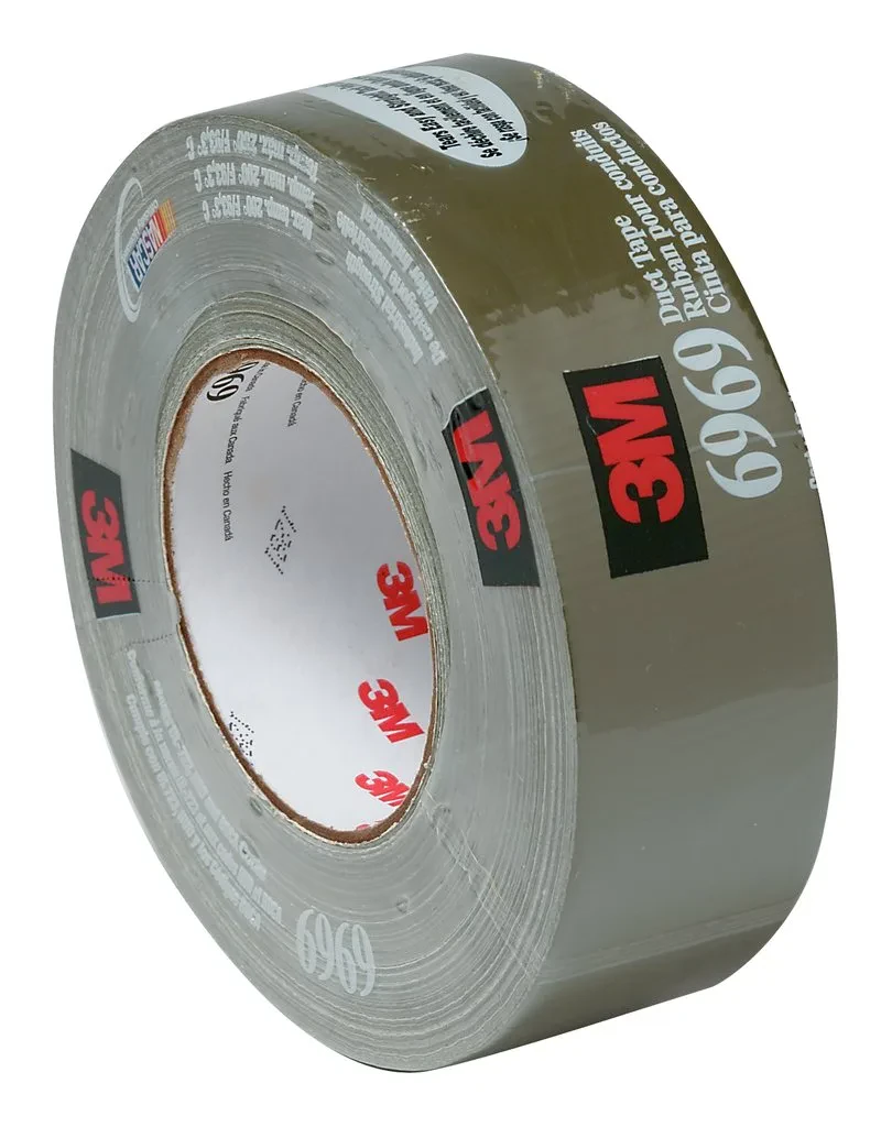 Constructed of polyethylene film laminated to cloth with a rubber adhesive, this economical tape resists curling and tears off the roll cleanly for easy application in MRO/construc...