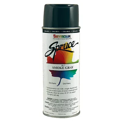 Seymour Spruce Spray Paint Universal Black 16oz Can