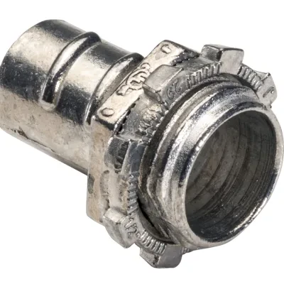 1-1/2" BX-Flex Screw In Type Connector with Insulated Throat