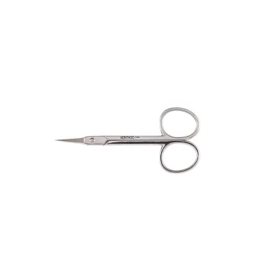 Embroidery Scissor, Fine Point. Curved Blade, Scissor are made of hot forged, high carbon steel
