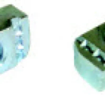 Channel Nut without Spring, Steel construction, Electrogalvanized Finish, 3/8 in. Size