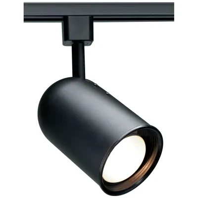 1 Light - R20 - Track Head - Bullet Cylinder - Black