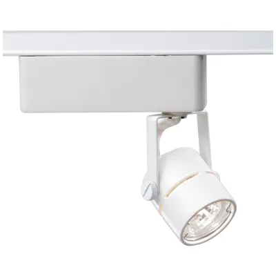 1 Light - MR16 - 12V Track Head - Round - White