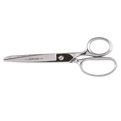 Straight Trimmer, Blunt Tips, 8-Inch, Scissors are made of chrome over nickel plated, carbon steel