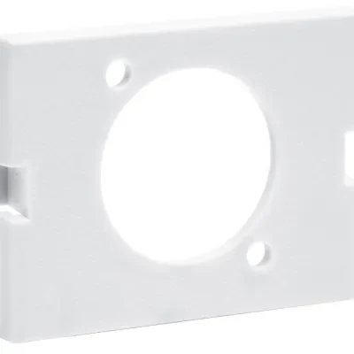 Hubbell Premise Wiring Products, iStation Module, Audio/Video, Unloaded,1.5-Unit, White, 10 Pack