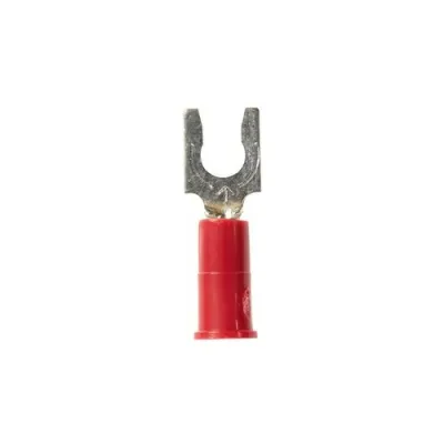 3M™ Scotchlok™ Color-Coded Locking Fork is a lug connection terminal that has a spring-like tongue to securely lock around the stud. The terminal has a vinyl-insulated, butted-seam...