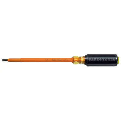Insulated 1/4-Inch Cabinet Tip Screwdriver, 7-Inch, 1000V Rated for safety
