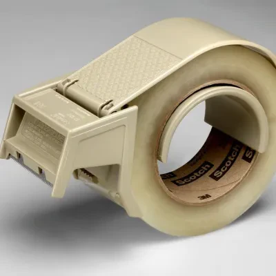 Scotch® Box Sealing Tape Dispenser H122 is our lightweight, compact, durable plastic hand-held dispenser with built-in brake for tight, precise package sealing. It dispenses tape u...