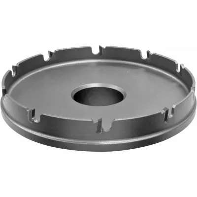 4-1/2" Quick-Change Carbide-Tipped Hole Cutter. Switch quickly between cutting head sizes without re-chucking with a simple push and turn connection.  Split-Point Cobalt Steel Pilo...