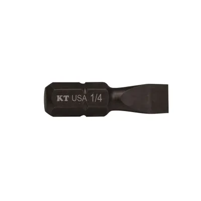 1/4-Inch Slotted Power Drivers 1-Inch Bit 5-Pack, Designed and constructed to withstand impact drills