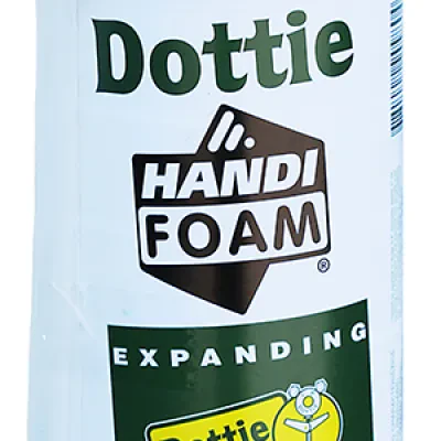 Handi-Foam Expanding Sealant, Rated R-5 for each inch of foam density, 12 oz. Size, Polyurethane Foam material