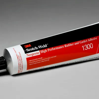 3M™ Neoprene High Performance Rubber and Gasket Adhesive 1300 is a versatile, solvent based adhesive. It offers high immediate strength and good heat resistance, and is commonly us...