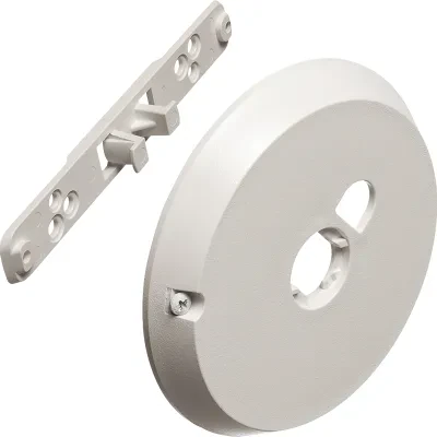 Arlington CAM KIT, designed for mounting security cameras. Universal bracket mounts to 3-1/2" and 4" round or octagonal boxes and single gang device boxes.