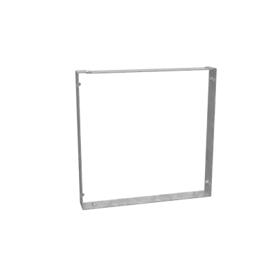 Wireway Connector Non UL Listed 10x10 Wireway Hinge and Screw Cover ANSI 61 Gray Steel