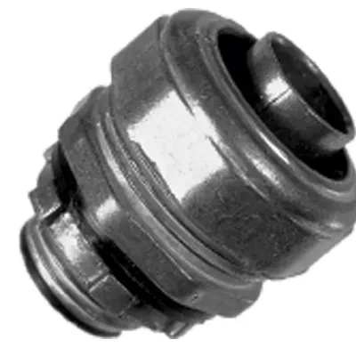 3/8" Straight Liquidtight Connector with Insulated Throat