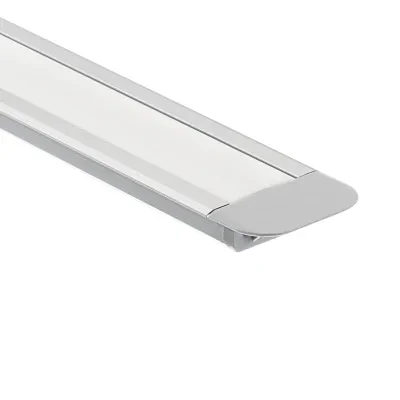 Recess tape light into shelves, cabinets or wall installations with the TE Standard  Series aluminum extruded channel kit. The kit comes equipped with 8 feet of channel and white o...
