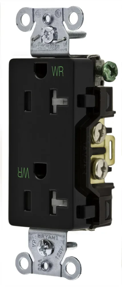 Bryant Electric DRS20BLKWRTR Electrical Receptacles product image