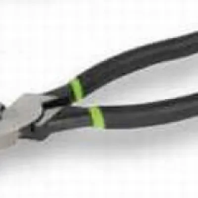 Pliers, High Leverage Side Cutting 8" Dipped Grip.  Double layered vinyl handles for comfort and slip resistance.  Reduced handle size allows for easy storage of tools in pouches a...