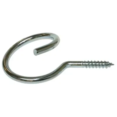 1-1/2" Bridle Ring Wood Screw Steel Zinc 10 par pack