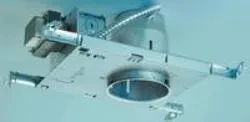 New construction or remodel work. Outlet box has 1/2 in and 3/4 in pryouts. UL and CUL listed for damp locations.