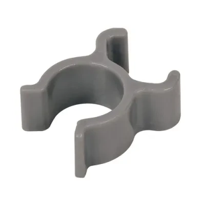 CLIP-IT SINGLE GANG PIGGY-BACK CLIP, CABLE SIZE: 12/2 - 10/3 AWG, CABLE TYPE: MC/AC, STURDY POLYCARBONATE, GRAY, TRADE SIZE: 1/2 IN, SHELF QUANTITY: 100, MASTER QUANTITY: 1000, UL...