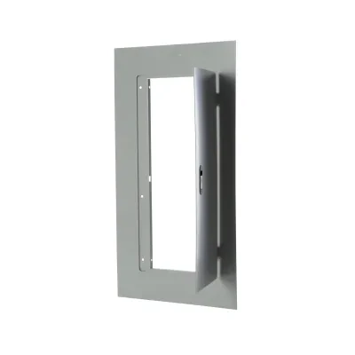FAS-Latch front (Flush mounted). Dimensions (H x W) IN 38 x 20. Fits typical P1/P2 NEMA Type 1 panelboard enclosures 20 inch wide.