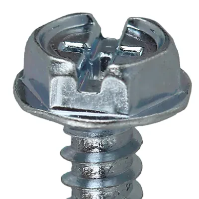 Sheet Metal Screw Kit, 210 pieces, Steel material, includes (40) #10 x 3/4 IN Slotted Hex Washer Head Sheet Metal Screws and (35) #10 x 1 IN Slotted Hex Washer Head Sheet Metal Scr...