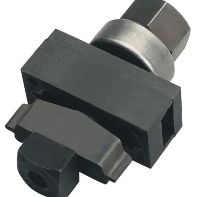 15 Pin Punch unit - connector.  Drill only one 7/16" (11.1 mm) pilot hole (use with Kwik Stepper® step bits.)  Fast, accurate panel punching with no sawing or filing required....