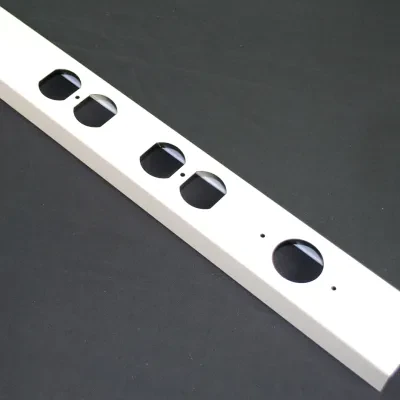 Add power receptacles or devices to existing modular Tele-Power Poles. Includes receptacle mounting bracket. Face diameter of single receptacle: 1.38" - 1.40" (35mm - 36mm). Ivory...