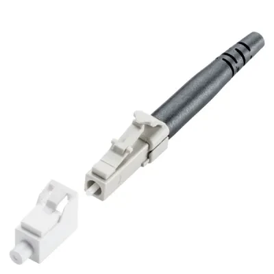 FC FO LC PLUG FOR ON-SITE MOUNTING TO FC FO CABLES (62.5/200/230) PACK 10 PCS DUPLEX PLUGS CLEANING CLOTHS