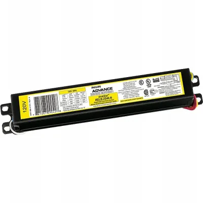 PHILIPS ADVANCE, AMBISTAR, ELECTRONIC BALLAST, Lamp Type: T12 RS, Start Type: RAPID START, 60 HZ, 120 V, Number of Lamps: 2, Power Factor: HIGH