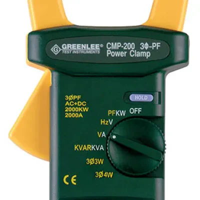 True RMS Clampmeter 2000A Measurement Calibrated.  True RMS for accurate measurement when harmonics are present.  Extra high capacity 2000A measurement.  Measures True Power, Appar...