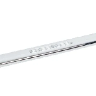 Combination Ratcheting Wrench, 1-1/4".  Compact reversible switch allows a 15° offset of the box end for clearance of obstacles.  5° ratcheting design for versatility and ease of u...
