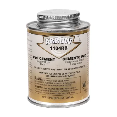 MADISON, QUARTS PVC CLEAR CEMENT PVC CLEAR SOLVENT CEMENT  REGULAR BODIED ( CLEAR)