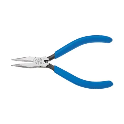 Electronics Pliers, Slim Needle Nose, Spring-Loaded, 4-Inch, Lightweight, slim-nose pliers for precision work