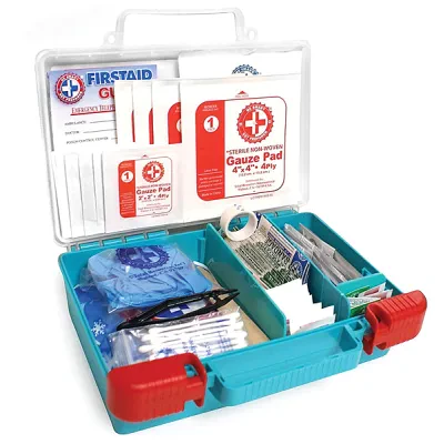 250 Piece HBC First Aid Kit in a Multi Compartment Case