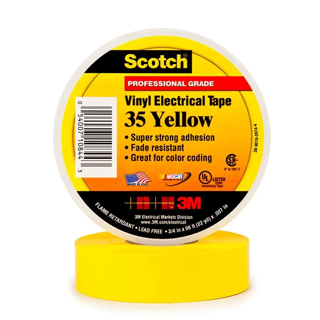 3M 35-3/4X66FT-YL Color Coding Tape product image