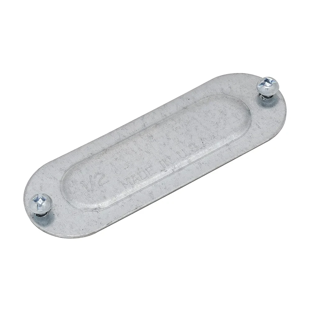 MADISON, 3/4 STEEL COVER CONDUIT COVER - STEEL 3/4" COVER FOR MALLEABLE CONDUIT BODIES USE WITH STEEL OR MALLEABLE IRON CONDUIT BODIES