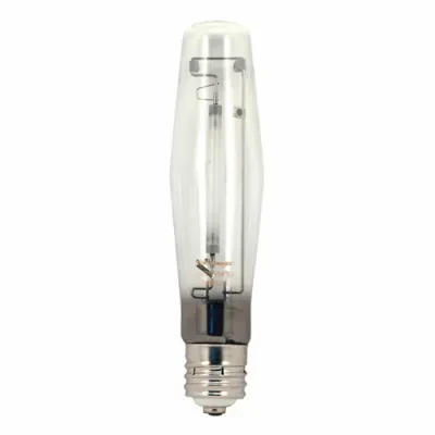 HID High Pressure Sodium Lamp, Designation: LU200/ET18, 200 WTT, ET18 Shape, E39 Mogul Base, Clear, 24000 HR, Lumens: 22000 LM Initial, 2100 DEG K Color Temperature, 22 CRI, 9-21/3...