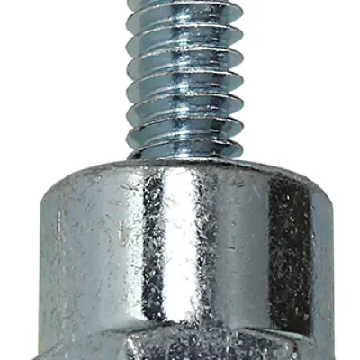 Bottom Mount Rod Hanger, Steel material, 1/4-20 x 1 in. Size, 0.036 to 0.188 in. self drilling range, #3 point style