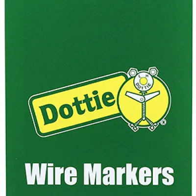 Wire Marker Book, Vinyl Cloth material, A-Z, 0-15, +, -, / legend, -40 to +250 DEG F temperature rating, Acrylic adhesive type