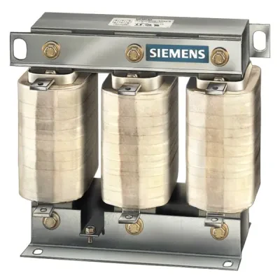 COMMUTATING CHOKE FOR CONVERTER PHASES 3 UN1(V) 400 ITHMAX 1(A) / F1(HZ) 91 /50I LN (A) 81,9 UK(%) 4 LN(MH) 0,25 TA/ISOKL 40 /B IP00 TYPE OF TERMINALS FLAT-TYPE TERMINAL EN 61558-2...